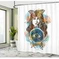 thumbnail image 5 of Ambesonne Psychic Shower Curtain, Third Eye Fortune Teller, 69"Wx70"L, Multicolor, 5 of 5
