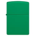 thumbnail image 2 of Zippo Grass Green Matte Classic Pocket Lighter, 2 of 6