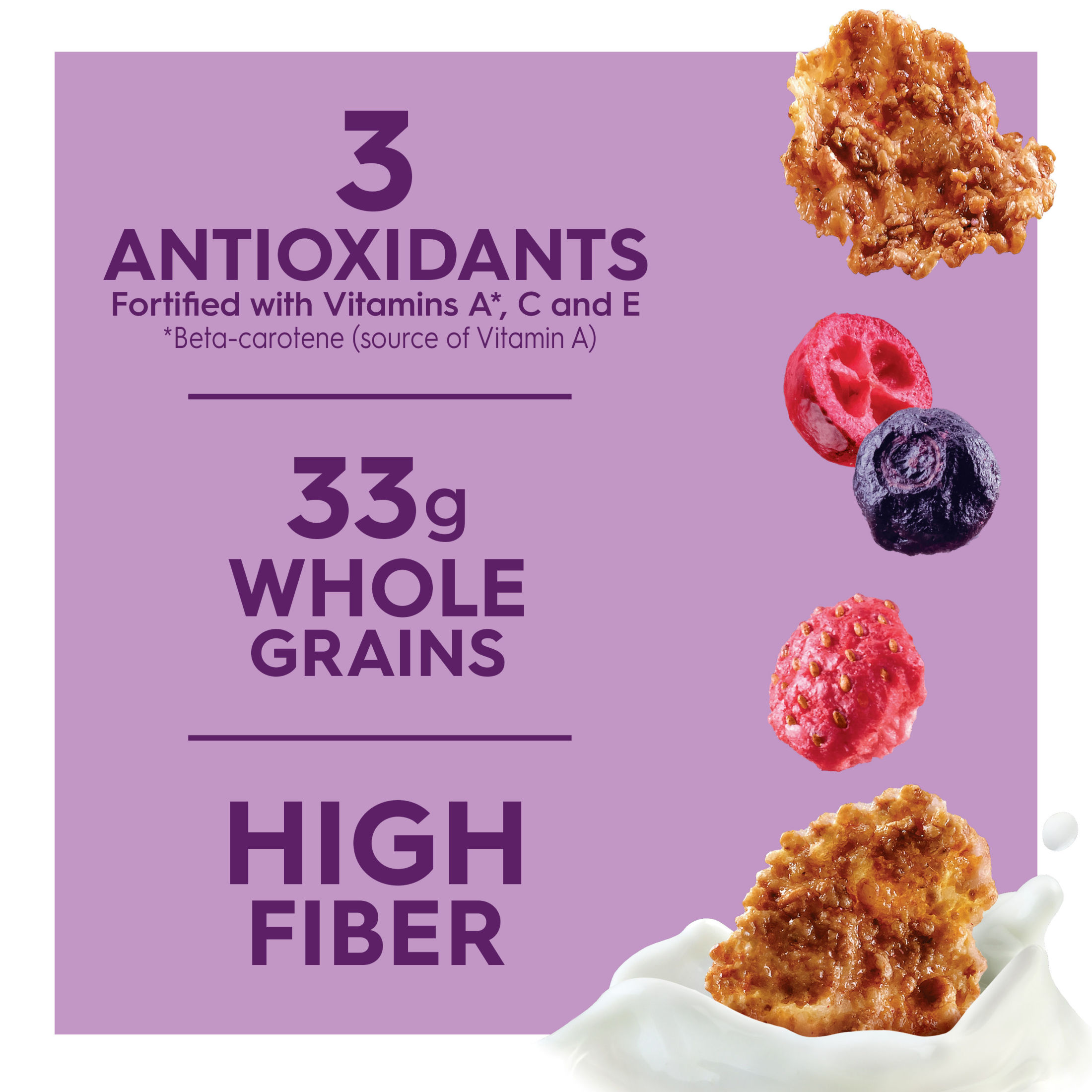 Kellogg's Special K Plus Berries and Dark Chocolate Super Blend Cereal, High Fiber, 14.7  oz