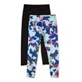 thumbnail image 2 of Athletic Works Girls Core Leggings, 2-Pack, Sizes 4-18 & Plus, 2 of 4