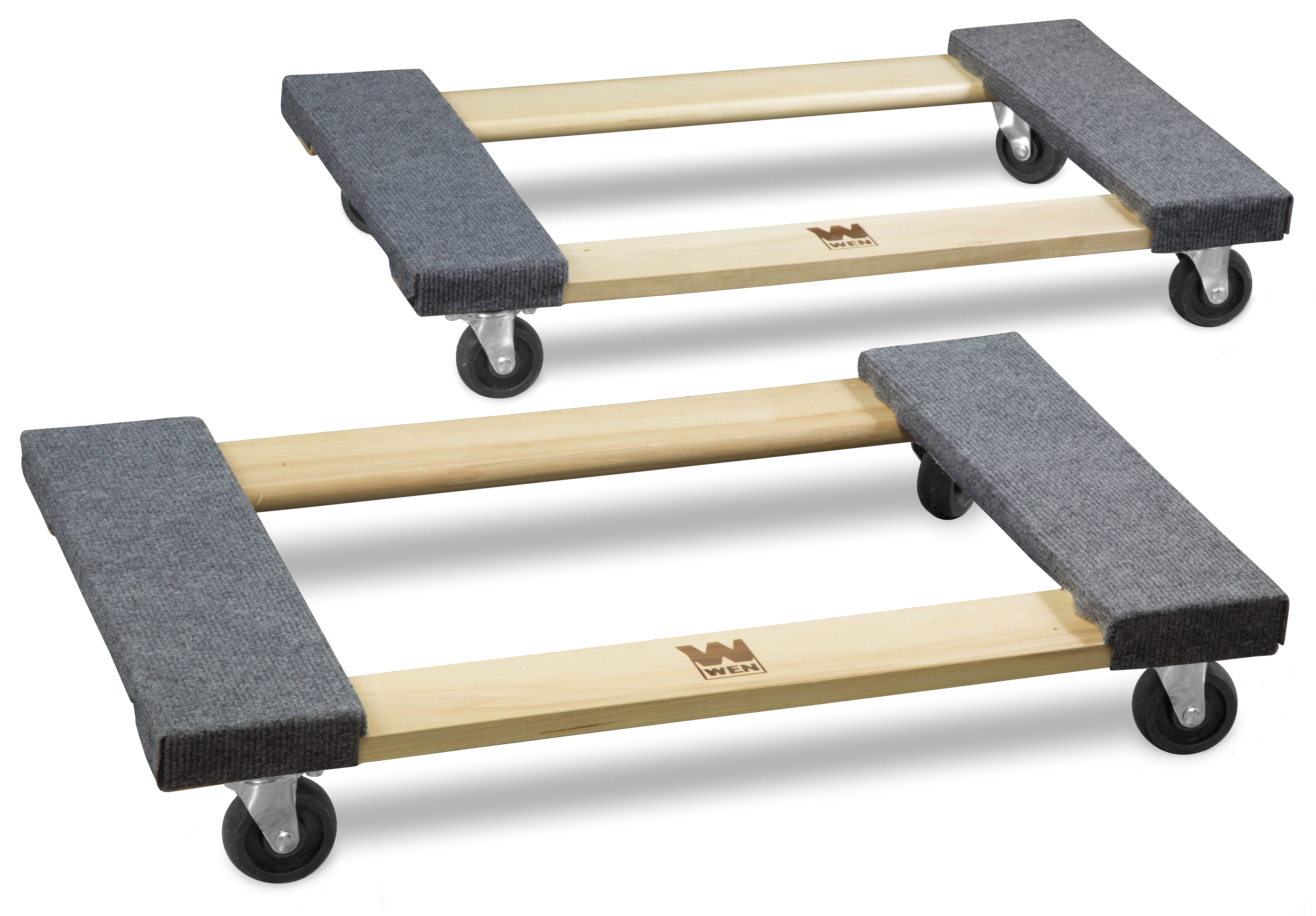 Buffalo Tools Furniture Dolly Swivel Casters 1000 lb Capacity Durable Wood Base 