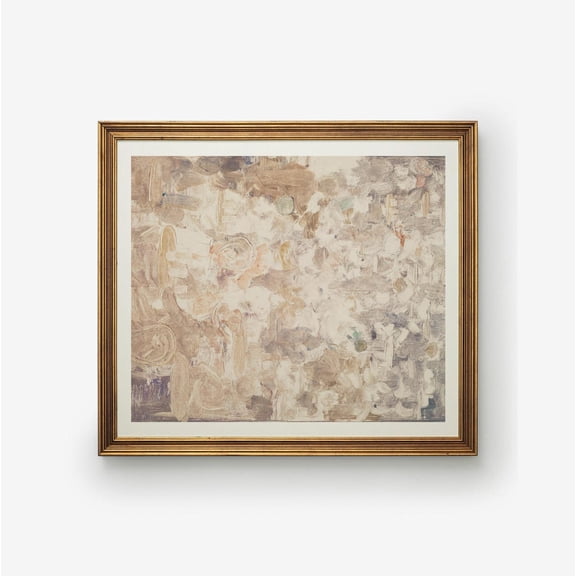 Vintage Neutral Abstract Print, Abstract Modern Wall Art, Wall Art, Aesthetic Room Decor, Printed And Shipped Poster Decor, Unframed Poster Size 8x12