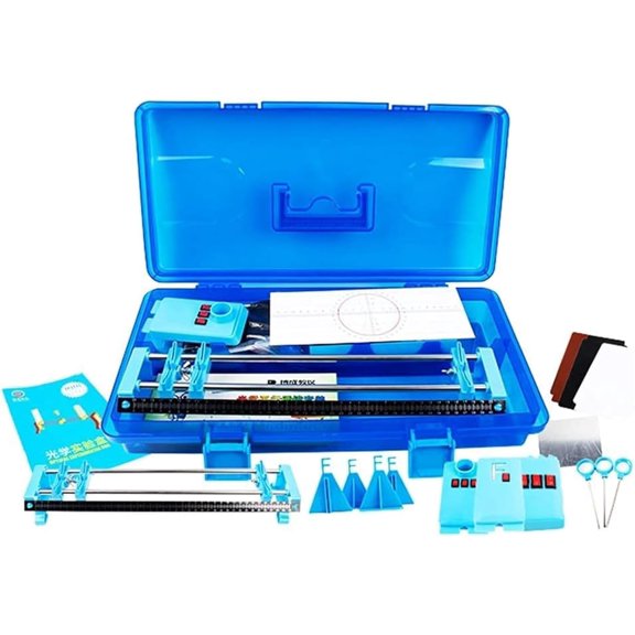 Ray Boxes Deluxe Optics Kit - Mirrored Light/Ray Box & 29 Optical Components ...