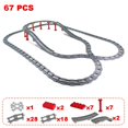 thumbnail image 5 of Rail Transport Big Size Building Blocks Creative Track Accessories Assemble Toys For Children Bricks Compatible City Train Set 56pcs train track, 5 of 5