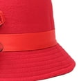 thumbnail image 5 of Bucket Hats for Woman Gifts for Women, Aetherz Women'S Wool Beret Winter Fashion Retro British Style Casual Knit Hat for Cold Weather Red Universal Size, 5 of 5