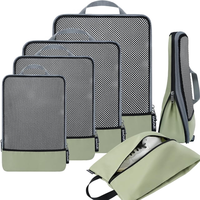 Juego de 6 accesorios de viaje BAGAIL con cubos de compresión