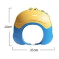 thumbnail image 2 of XIRQI 2026 New Baby Shower Cap for Kids Hair Washing Shield Toddler Bath Crown Hat Visor Baby Shampoo Cap Head Protector Cute Dinosaur Shape Protect Eyes and Ears[Blue], 2 of 7