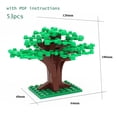 thumbnail image 3 of Moc DIY Garden Plants Small Tree 9 Colors Courtyard Enlighten Building Block Bricks Compatible All Brand Assembles Particles lime 1pcs, 3 of 6