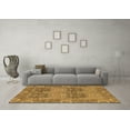 thumbnail image 3 of Ahgly Company Indoor Rectangle Abstract Brown Modern Area Rugs, 3' x 5', 3 of 4