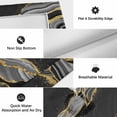 thumbnail image 6 of Black Marble Outdoor Rug for Patio/Deck/Porch, Non-Slip Large Area Rug 4 x 6 Ft, Gold Abstract Vintage Modern Grey Art Indoor Outdoor Rugs Washable Area Rugs, Reversible Camping Rug Carpet Runner, 6 of 8