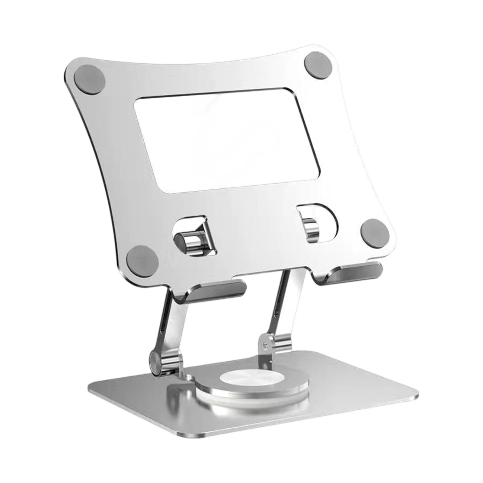 Laptop Stand Rotatable Notebook Holder Non Slip Metal Suitable for Desk Work School Study