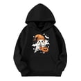 thumbnail image 4 of Halloween Sweatshirt Girls Boys Long Sleeve Loose Fit Hooded Sweatshirt with Pocket Fall Outfits, 4 of 4