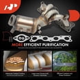 thumbnail image 5 of A-Premium Front Exhaust Manifold Catalytic Converter Kit Direct-Fit Compatible with Hyundai Sonata 2006-2008 & Kia Optima 2006-2008, Rondo 2007-2008, 2.4L, EPA Compliant, Replace# 2851025450, 5 of 6