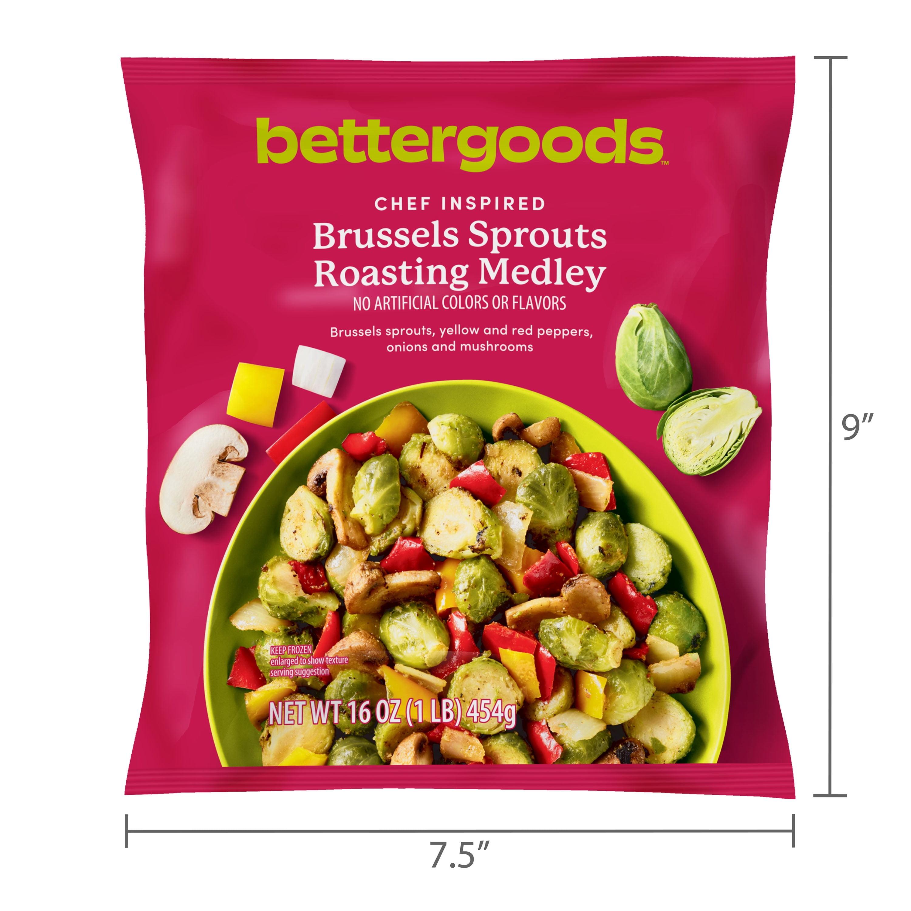 bettergoods Brussels Sprouts Roasting Medley, 16 oz (Frozen)