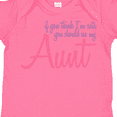 thumbnail image 4 of Inktastic Cute Aunt Boys or Girls Baby Bodysuit, 4 of 5