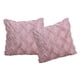 thumbnail image 2 of Paquete de 2 fundas de cojín cuadradas, fundas de cojín decorativas, funda de almohada para el hogar Rosado, 2 of 7