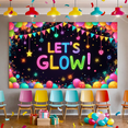 thumbnail image 6 of Colorful Theme Let's Glow Neon Banner Decorative Lights Festive Fun for Party Celebration Indoor Decoration Event Backdrop, 6 of 9