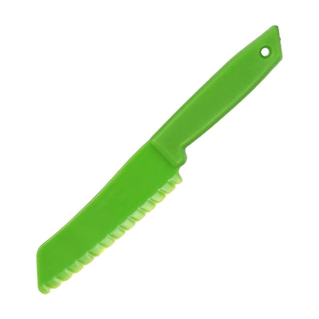 Summer Saving! TOPRenddon Kids Kitchen Baking Knife Set Safe To Use Firm Grip Serrated Edges Kids Knife Protects Little Chef's For Cutting Food And Vegetabl