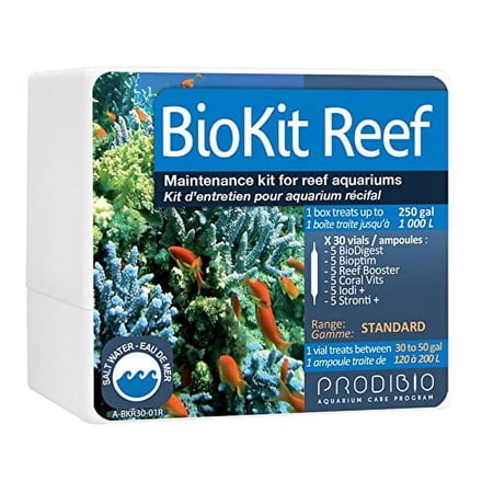 Prodibio Bio Reef Kit Maintenance Saltwater 30/ 1Ml Vials 30 Gal And Up (Pack of 1)