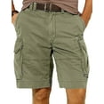 thumbnail image 1 of Polo RL Men's Gellar Fatigue Cargo Shorts (Basic Olive, 30), 1 of 2