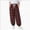 A35-Red, variant on 1-2T Toddler Boys Girls Plaid Jogger Pants, Kids Drawstring Elastic Waist Retro Lantern Trousers with Side Pockets, Loose Casual Bottoms for 6-24 Months 2T 3T 4T 5T 6T 7T 8T Children,Black