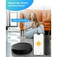 thumbnail image 3 of Thamtu Robot Vacuum with Smart Navigation, 2500 Pa Suction Robotic Vacuum Cleaner, WiFi Connected, Self-Charging, Good for Pet Hair, Carpets, Hard Floors, Voice Control, 3 of 5