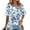 Multicolor, variant on SYMOID Womens Summer Floral Casual Short Sleeve Blouse for Misses, Polyester Fabric,Multicolor,Size M