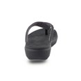 thumbnail image 3 of Memory Foam Flatform Flip Flop : 7530 Black, EU36 (US Size 5 5.5), 3 of 7
