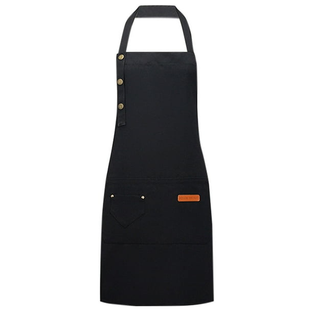 Delantales de cocina. Delantal de cocina ajustable para chef, con bolsillos, para hombre y mujer. Delantales a granel.