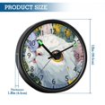 thumbnail image 3 of DIXRUYEE Voice Activated LED Night Wall Clock Size:12in Kitten's Tender Moment Pattern, 3 of 8