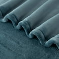 thumbnail image 5 of Hotel Style ™ Solid Oversized Bed Blanket, Juniper Stone, 5 of 9