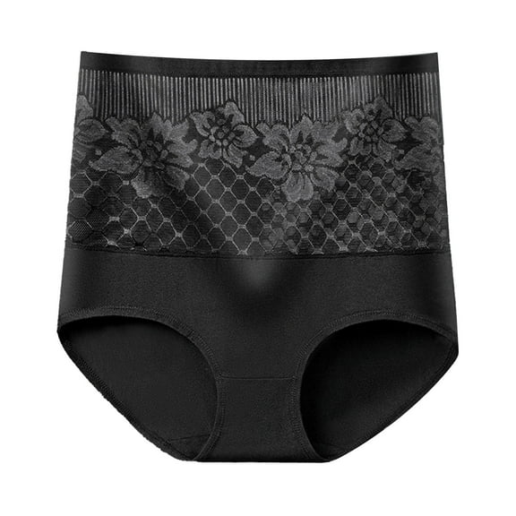 Women Clearance Cqxid525 Women's Cotton Underwear Underwear for Women Seamless Bikini Regular Absorbency Underwear Soft Briefs Black