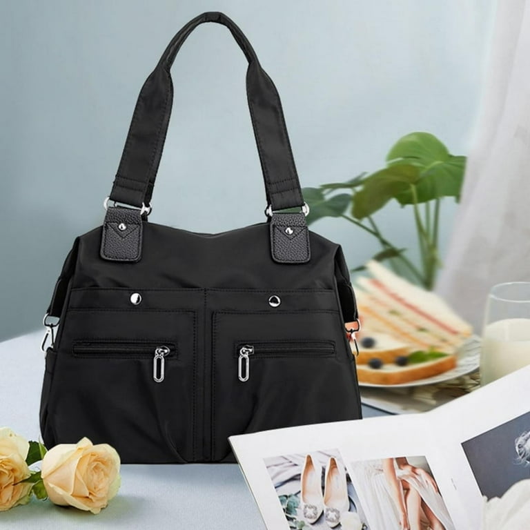 Hiroekza Tote Bag for Women Structured Handbags Shoulder Purse