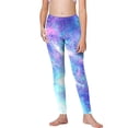 thumbnail image 4 of Odeerbi 3-8 Años Leggings Niñas Estampado Cielo Estrellado Mallas Elásticas Pantalones Verano Starlit Cintura Alta Suave Pantys, 4 of 5
