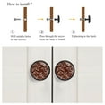 thumbnail image 4 of 4 Pcs Abstract Knobs for Kitchen Cabinet Cupboard Dresser Bookcase Drawer Pulls Handles Round Home Decor, 4 of 5