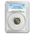 thumbnail image 1 of 1837 Liberty Seated Dime Large Date MS-64 PCGS, 1 of 3