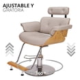 thumbnail image 2 of Silla de Barbero Gaon Gris, 2 of 10