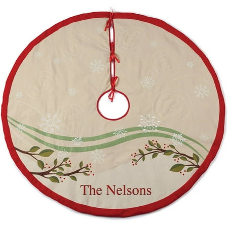 Personalized Forest Friends Tree Skirt