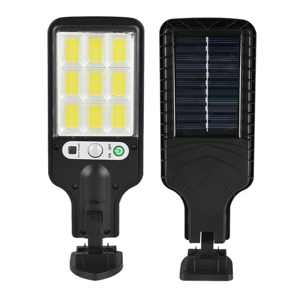 Luces de seguridad para exteriores con energía solar, sensor de movimiento automático para pared de puerta principal