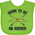 thumbnail image 3 of Inktastic Boys Archery Born to Be an Archer Boys or Girls Baby Bib, 3 of 4