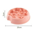 thumbnail image 5 of Yirtree Pet Bowl Cute Cartoon Shape Slow Food Feeder Bite-resistant Cat Feeding Bowl for Prevent Choking Promote Digestion, 5 of 7