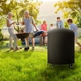 thumbnail image 7 of Tvird BBQ Grill Cover, 58'' Durable 420D Heavy Duty Nylon Fabric Waterproof Barbecue BBQ Cover with Storage Bag, 58''x24''x46'' Universal Size, Windproof, UV Protection, 7 of 7