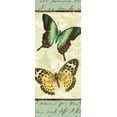 thumbnail image 2 of Pela Studio 10x18 White Modern Wood Framed Museum Art Print Titled - Butterfly Patchwork I, 2 of 4