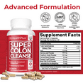 thumbnail image 6 of Health Plus Super Colon Cleanse 30 Day Supply of Gentle Gut Cleanse Detox, Psyllium Husk, Probiotics for Constipation Relief & Digestive Support, 120 Capsules, 6 of 7