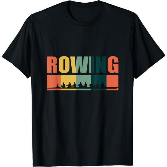 Retro Rowing Crew Boat Gift I Rower Row Team T-Shirt