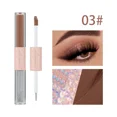 thumbnail image 1 of Sombra de ojos líquida marrón beige, base de maquillaje de ojos mate sedoso, crema con purpurina y lentejuelas, sombra de ojos iluminadora en barra de gusano de seda, 1 of 5