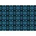thumbnail image 1 of Ahgly Company Machine Washable Indoor Rectangle Transitional Night Black Area Rugs, 4' x 6', 1 of 7