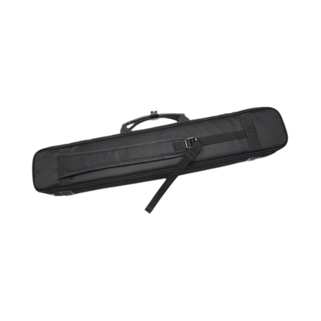 Funda para tacos de billar de 7 agujeros, funda para tacos de billar inglés 1/2, bolsa para tacos de billar Negro