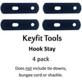 thumbnail image 3 of Keyfit Tools Hook Stay for Cam Buckle Tie Downs, Ratchet Straps & Bungee Cord Hooks Keeps Hooks in Place with No Tension 4 Pack Does NOT Include Tie Down Straps, 3 of 5