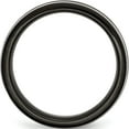 thumbnail image 2 of Titanium 8mm Black Ip-Plated Polished Band (Size 13.5) Made In China tb256-13.5, 2 of 5